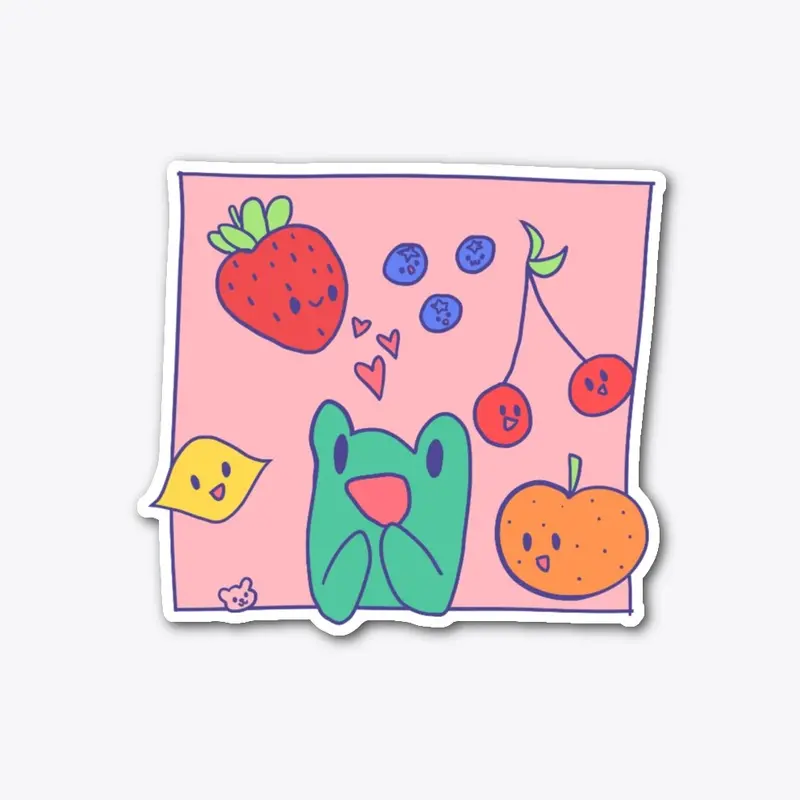 froggy and fruit friends